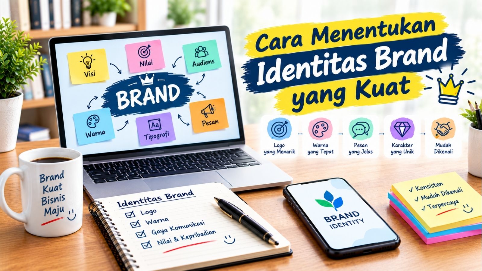 Cara Menentukan Identitas Brand yang Kuat