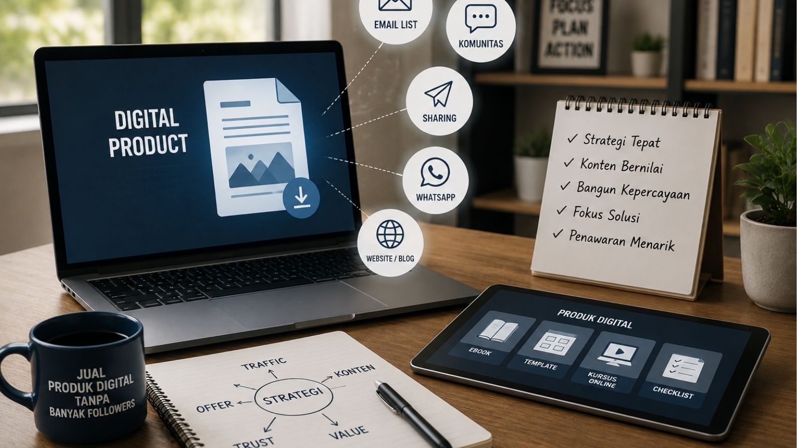 Cara Menjual Produk Digital Tanpa Banyak Followers
