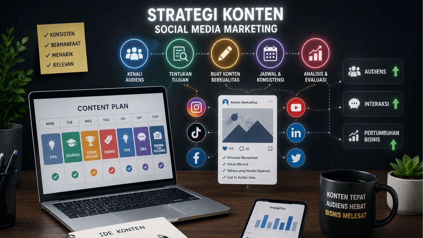 Strategi Konten untuk Social Media Marketing