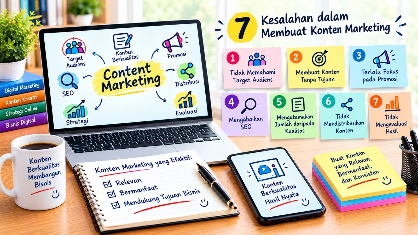 7 Kesalahan dalam Membuat Konten Marketing