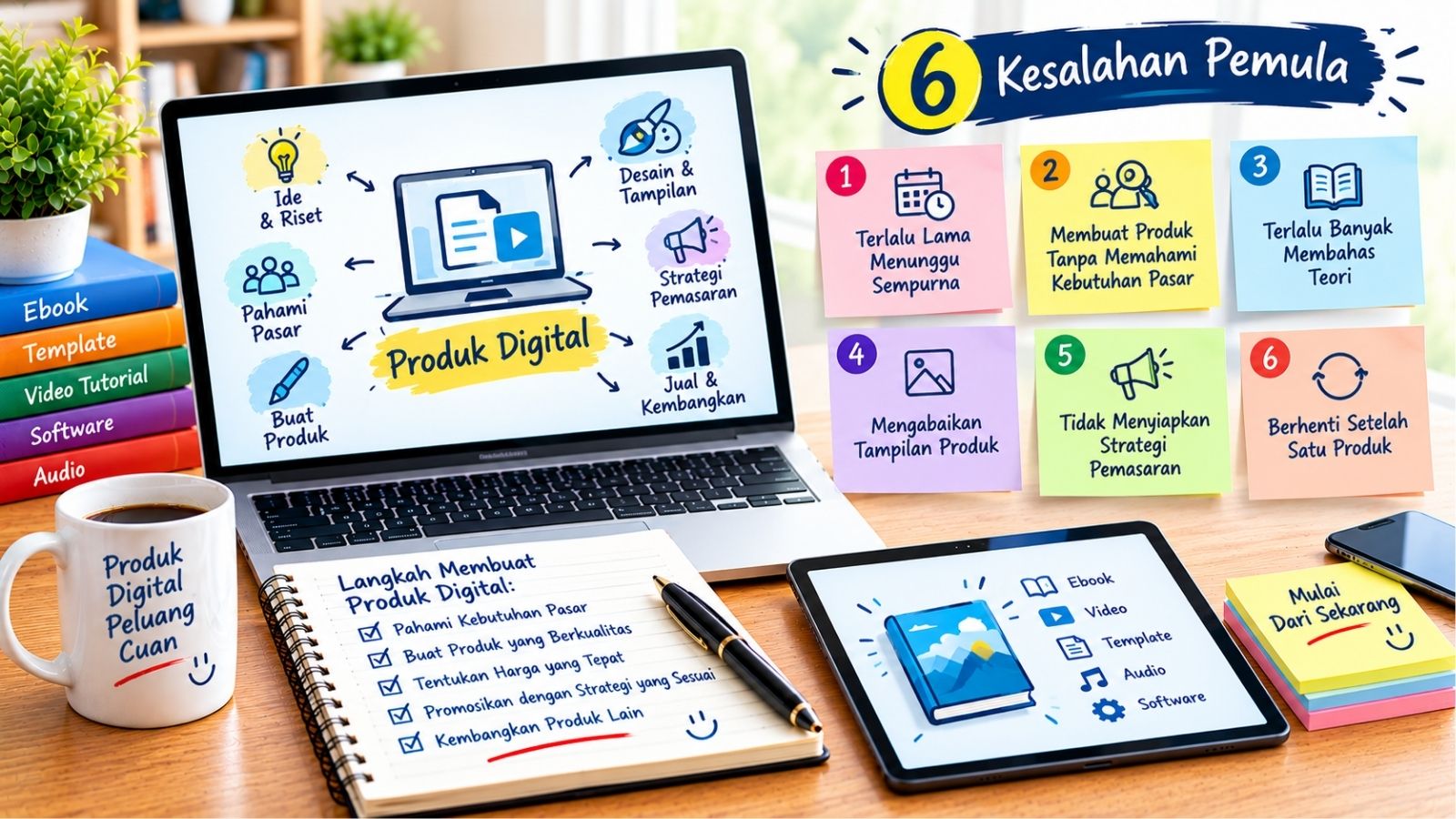 Kesalahan Pemula Saat Membuat Produk Digital